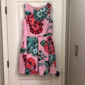 Taylor brand pink floral dress